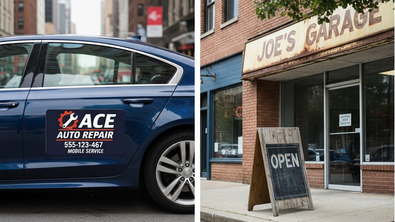 How Custom Car Magnets Outperform Traditional Business Signs